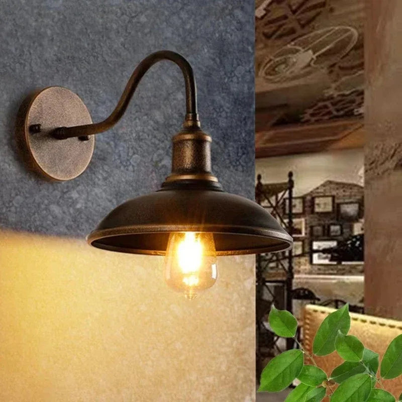 DARHYN Vintage LED Wall Lamp Industrial Style Antique Iron Art Outdoor Corridor Light E27 For Restaurant Entrance Hall Corridors